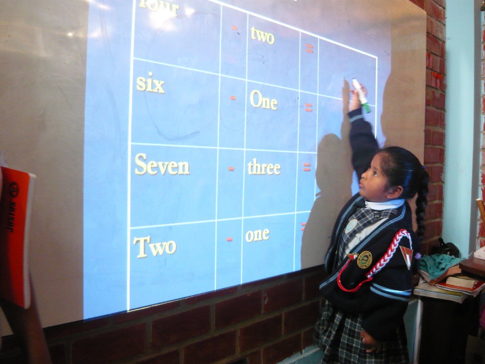 Clases en acción en el Colegio Flora Tristán